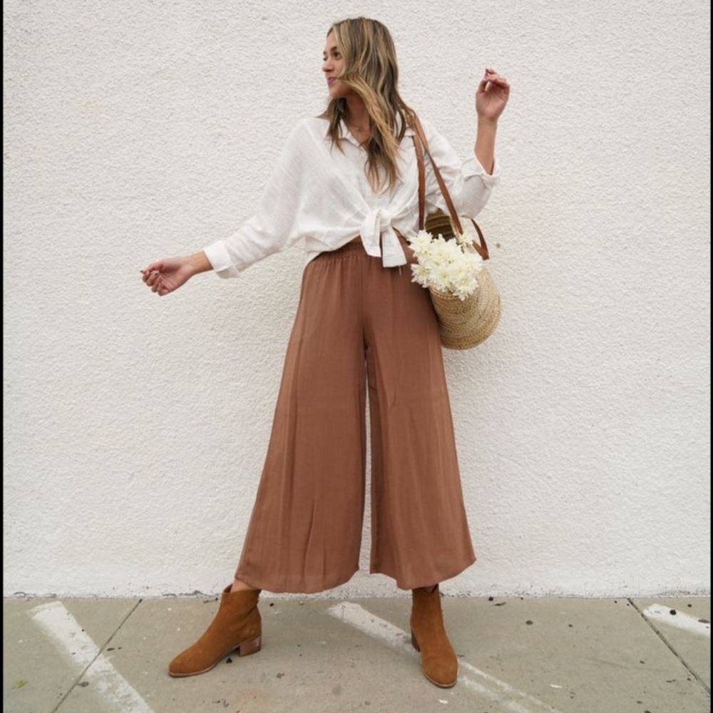 Carly Jean Los Angeles Wide-Leg MELROSE Pants